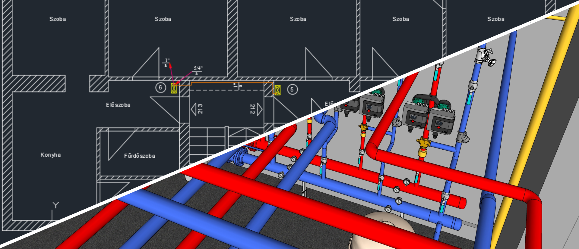 Alaprajz készítés, ÉS 3D-S LÁTVÁNYTERVEZÉS